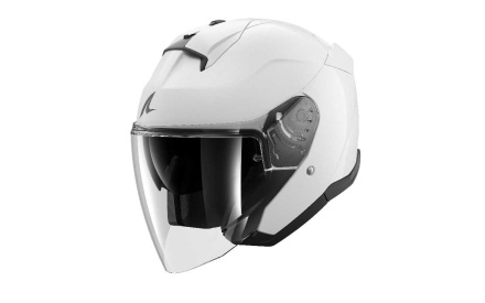 Skwal Jet Blank Jethelm - Wit