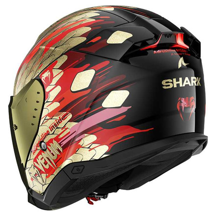 Shark Skwal i3 Jet Venum Jethelm, Zwart-Rood (2 van 3)