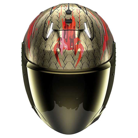 Shark Skwal i3 Jet Venum Jethelm, Zwart-Rood (3 van 3)