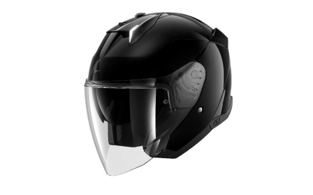 Skwal i3 Jet Blank Jethelm - Zwart