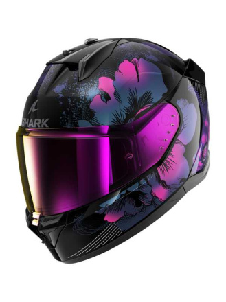 Shark D-Skwal 3 Mayfer Integraalhelm, Zwart-Violet-Parel (1 van 3)