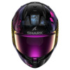 Shark D-Skwal 3 Mayfer Integraalhelm, Zwart-Violet-Parel (Afbeelding 3 van 3)