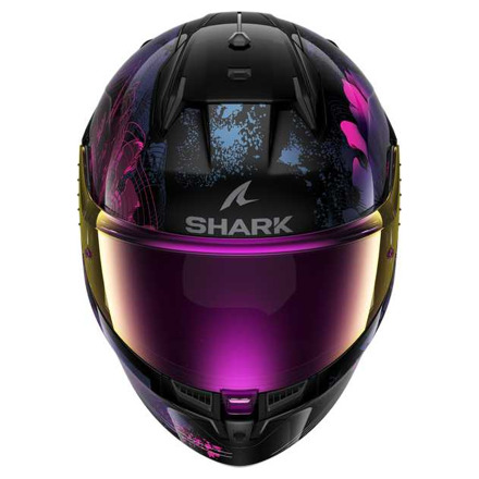 Shark D-Skwal 3 Mayfer Integraalhelm, Zwart-Violet-Parel (3 van 3)