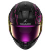 Shark D-Skwal 3 Mayfer Integraalhelm, Zwart-Paars-Antraciet (Afbeelding 3 van 3)
