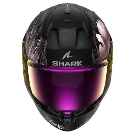 Shark D-Skwal 3 Mayfer Integraalhelm, Zwart-Paars (3 van 3)