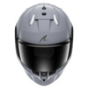 Shark Skwal i3 Dark Shadow Integraalhelm, Gunmetal-Zilver (Afbeelding 3 van 3)