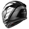 Shark D-Skwal 3 Sizler Integraalhelm, Zwart-Wit-Antraciet (Afbeelding 2 van 3)