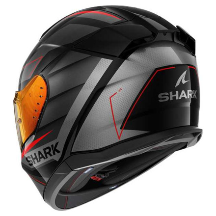 Shark D-Skwal 3 Sizler Integraalhelm, Zwart-Antraciet-Rood (2 van 3)