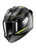 D-Skwal 3 Sizler Integraalhelm - Zwart-Antraciet-Fluor