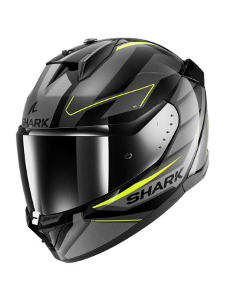 D-Skwal 3 Sizler Integraalhelm - Zwart-Antraciet-Fluor