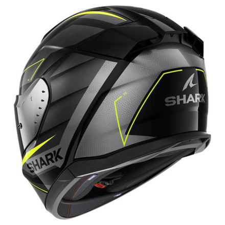 Shark D-Skwal 3 Sizler Integraalhelm, Zwart-Antraciet-Fluor (2 van 3)