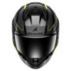 Shark D-Skwal 3 Sizler Integraalhelm, Zwart-Antraciet-Fluor (Afbeelding 3 van 3)