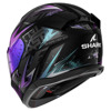 Shark D-Skwal 3 Blast-R Integraalhelm, Zwart-Groen (Afbeelding 2 van 3)