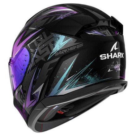 Shark D-Skwal 3 Blast-R Integraalhelm, Zwart-Groen (2 van 3)
