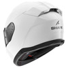 Shark D-Skwal 3 Blank Integraalhelm, Wit (Afbeelding 2 van 3)