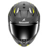 Shark Skwal i3 Linik Mat Integraalhelm, Grijs-Geel-Zwart (Afbeelding 3 van 3)