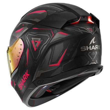 Shark Skwal i3 Linik Mat Integraalhelm, Zwart-Paars-Antraciet (2 van 3)