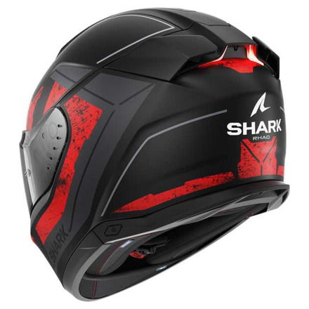 Shark Skwal i3 Rhad Mat Integraalhelm, Zwart-Rood (2 van 3)