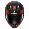 Shark Skwal i3 Rhad Mat Integraalhelm, Zwart-Rood (Afbeelding 3 van 3)