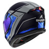Shark Skwal i3 Rhad Integraalhelm, Blauw-Zilver (Afbeelding 2 van 3)
