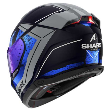 Shark Skwal i3 Rhad Integraalhelm, Blauw-Zilver (2 van 3)