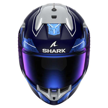 Shark Skwal i3 Rhad Integraalhelm, Blauw-Zilver (3 van 3)