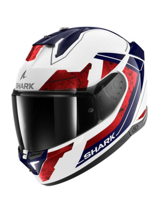 Skwal i3 Rhad Integraalhelm - Wit-Rood