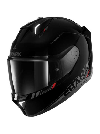 Skwal i3 Blank SP Integraalhelm - Zwart-Grijs-Rood
