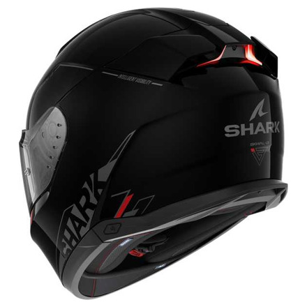 Shark Skwal i3 Blank SP Integraalhelm, Zwart-Grijs-Rood (2 van 3)