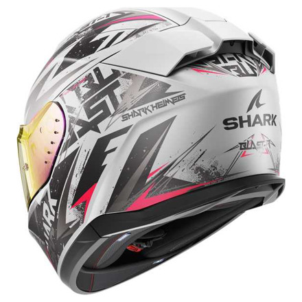 Shark D-Skwal 3 Blast-R Mat Integraalhelm, Zilver-Zwart (2 van 3)