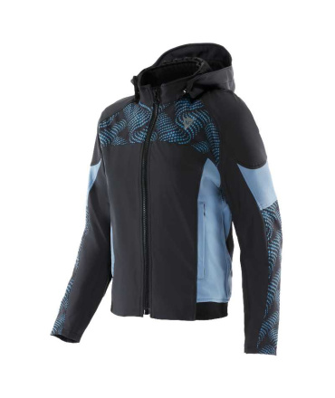 Dainese Ignite 2 Tex WMN Motorjas, Zwart-Blauw (1 van 1)