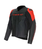 Racing 5 Leren Motorjas - Zwart-Rood