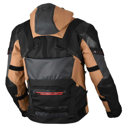 Macna Tryton Motorjas, Bruin-Zwart (4 van 4)