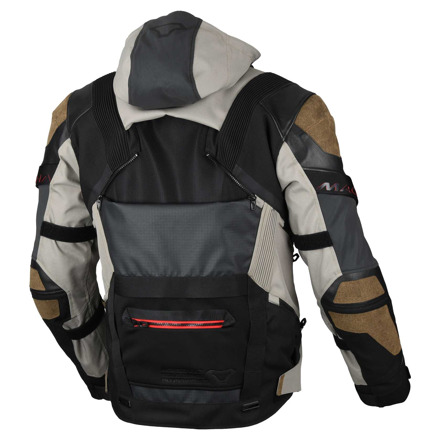 Macna Tryton Motorjas, Beige-Zwart (4 van 4)