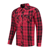 Super Neil V2 Motorshirt - Rood-Zwart
