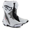 Supertech R Vented Motorlaarzen - Wit-Grijs-Zwart