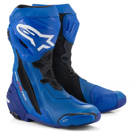 Supertech R Vented Motorlaarzen - Blauw-Zwart