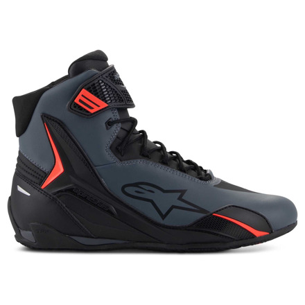 Alpinestars Faster-4 Motorschoenen, Zwart-Antraciet-Rood (3 van 3)