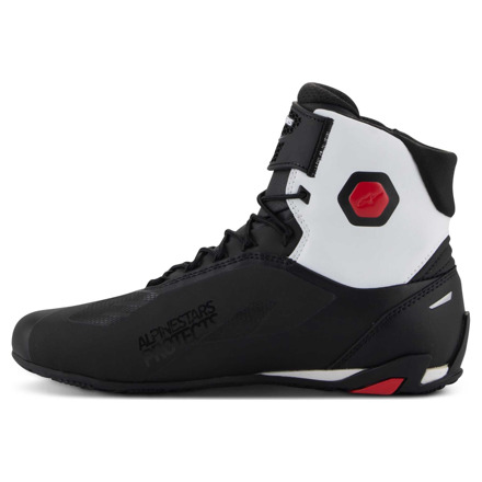 Alpinestars Faster-4 Motorschoenen, Zwart-Wit-Rood (2 van 3)
