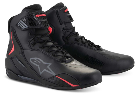 Alpinestars Stella Faster-4 Motorschoenen, Zwart-Roze (1 van 3)
