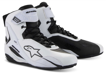 Alpinestars Stella Faster-4 Motorschoenen, Wit-Zwart (1 van 3)