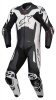 Alpinestars GP Plus V4 Sprint 1PC Lth Suit, Zwart-Wit-Rood-Fluor (Afbeelding 1 van 2)