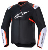 T-SPS Air V2 Motorjas - Zwart-Wit-Rood-Fluor