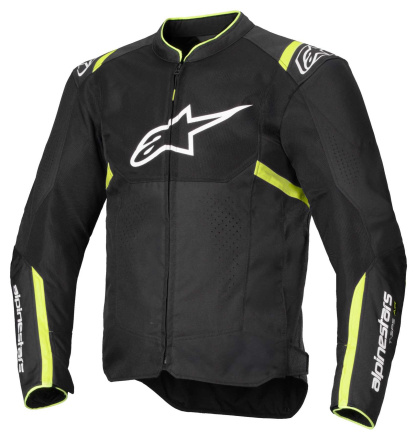 T-SPS Air V2 Motorjas - Zwart-Geel-Fluor