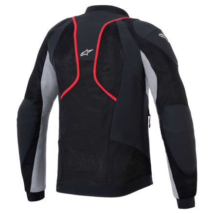 Alpinestars Troop-Air Pro Motorjas, Zwart-Antraciet-Rood (2 van 2)