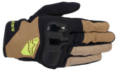 Chrome V2 Motorhandschoenen - Bruin-Zwart