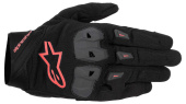 SP X 1 Motorhandschoenen - Zwart-Rood-Fluor
