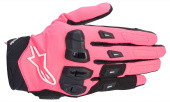 Stella SP X 3 Motorhandschoenen - Zwart-Roze-Wit