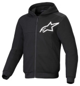 Chrome V2 Sport Motorhoodie - Zwart-Wit