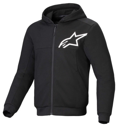 Chrome V2 Sport Motorhoodie - Zwart-Wit